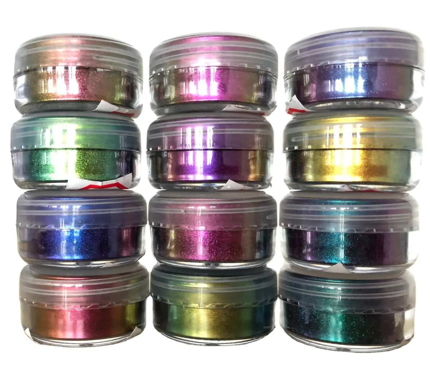 Camaleón mágico de cristal con pigmentos que cambian de color, escamas de camaleón para nail art, gran popular, venta al por mayor