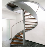 Grandsea personnalisé intérieur facile à installer cage d'escalier en acier bois escalier balustre et pilier main courante escalier marche rehausseur