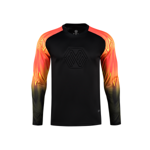 2025 maglia da allenamento da <span class=keywords><strong>calcio</strong></span> rosa con Logo personalizzato a maniche lunghe da uomo con Top da portiere con taglio automatizzato <span class=keywords><strong>abbigliamento</strong></span> da squadra - Product Image 4