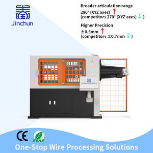 3-8mm <span class=keywords><strong>3D</strong></span> CNC dây uốn máy CNC tự động dây hình thành máy CAD nhập khẩu dây-quay - Product Image 4