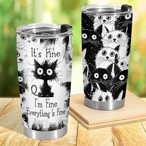 34HD Divertente Tazza Termica Nera a Forma di Gatto da 20oz in Acciaio Inossidabile a Doppia Parete con Coperchio, Ideale per Compleanni e <span class=keywords><strong>Festa</strong></span> <span class=keywords><strong>della</strong></span> <span class=keywords><strong>Mamma</strong></span> - Product Image 6