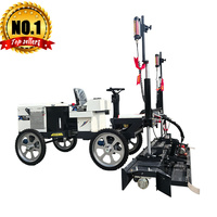 Larghezza 3M 2000 ㎡ Macchina Laser Screed per Calcestruzzo per Livellamento di Grandi Aree ad Uso Industriale