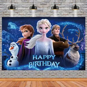 Il nuovo sfondo fotografico a tema congelato di Amazon addobbi per feste di compleanno Bnaner