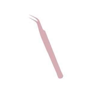 Curved Eyelash Tweezers 12.3cm Plastic Precision Tip For False <b>Lash</b> Extension Makeup Tool - Product Image 5