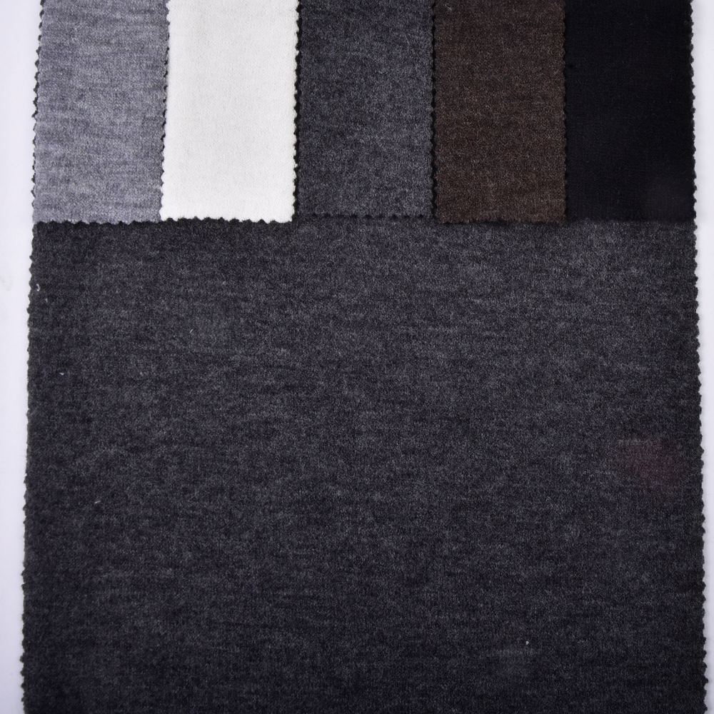 Factory Direct Supply Multicolored Heavyweight Knitted Acrylic Polyester Nylon Wool Spandex Blended Fabric