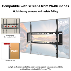 Economical <strong>TV</strong> <strong>Wall</strong> <strong>Mount</strong> <strong>Mount</strong> Household 26-63 Inch Adjustable LED LCD Monitor Stand Bracket <strong>Small</strong> Size Steel <strong>TV</strong> <strong>Wall</strong> <strong>Mount</strong> - Product Image 3