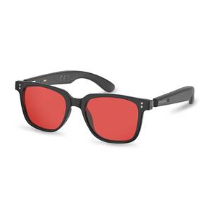 Mode Nuit - Lunettes Intelligentes avec Verres Relaxants Rouges / Filtre Anti-Lumière Bleue et UV400 / Bluetooth et Audio à Oreille Ouverte - Product Image 1