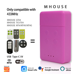 ตัวแปลงสัญญาณ WiFi เป็น RF 433MHz จากโรงงานโดยตรง สำหรับควบคุมประตูโรงรถแบบไร้สายอัจฉริยะ รีโมทคอนโทรลสำหรับ <span class=keywords><strong>MHOUSE</strong></span> - Product Image 4