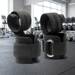 Sangles de musculation pour soulevé de terre, antidérapantes, avec support de poignet et logo personnalisé - Product Image 3