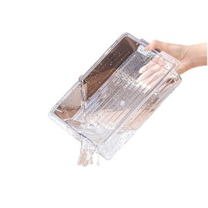 Ensemble de 4 organiseurs de réfrigérateur, <span class=keywords><strong>bacs</strong></span> organisateurs pour réfrigérateur, <span class=keywords><strong>bacs</strong></span> organisateurs transparents pour congélateur, contenants de rangement pour réfrigérateur - Product Image 3