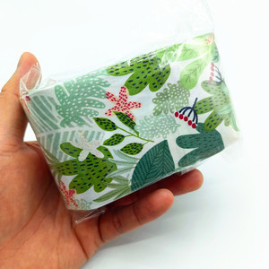 40 pièces de tissu popeline tissé imprimé écologique en rouleau pour robes et sacs, poids moyen 150g/m, largeur 20 pouces, fil peigné - Product Image 3
