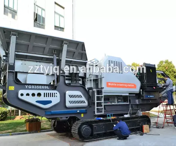 Mining Quarry Granite Basalt Limestone Gravel Mobile Rock Crusher Mobile Jaw Crusher Machine With Vibrating Screen