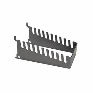 Serre-câble Usag 10 mm en métal encastré sur rail DIN pour câblage industriel noir - Product Image 1