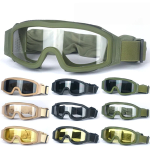 Factory Wholesale Outdoor Tactical Explosion-proof Eye Mask <strong>Field</strong> CS Anti-impact Shooting <strong>Glasses</strong> Large <strong>Field</strong> Vision Anti-fog - Product Image 1