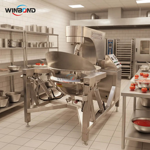 Marmite de cuisson automatique à agitation planétaire pour la fabrication de ketchup, avec fonction anti-brûlure et agitation manuelle simulée - Product Image 3
