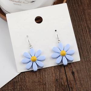 Fashion Jewelry Colorful Dangle Elegant Daisy Flower <b>Stud</b> Earrings for Women - Product Image 4