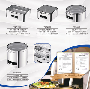 SUNNEX 2025 Nouvelle Série <span class=keywords><strong>Lido</strong></span> Vente Chaude Électrique Chafer Haute Qualité En Acier Inoxydable Réchauffeur De Nourriture 1/1 Équipements De L'hôtel Usine Directe - Product Image 4