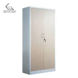 Office equipment used office furniture industrial storage double 2 door steel cupboard cabinet Metal wardrobe