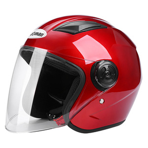 Casque Moto en Matière PP Demi-Casque Double Visière pour Voiture Électrique & Moto Caractéristiques Spéciales pour le Confort & la Sécurité - Product Image 3