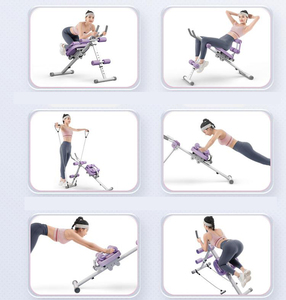 Pinjian อุปกรณ์ออกกำลังกายที่บ้านเครื่องบริหารหน้าท้องปรับได้สำหรับการเพาะกายในร่ม - Product Image 4