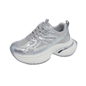 Zapatillas de Marca para Mujer, Talla Grande, Estilo Deportivo, Color Negro, con Diseño Grueso - Product Image 3