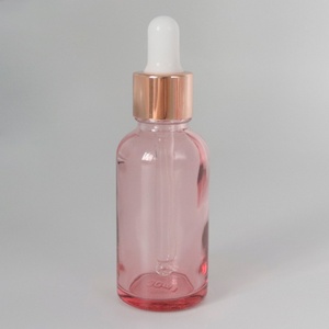 Flacons en verre rose doré portables de 5 ml, 10 ml, 20 ml, 30 ml pour huiles essentielles avec compte-gouttes et couvercles – Idéal pour les voyages - Product Image 5