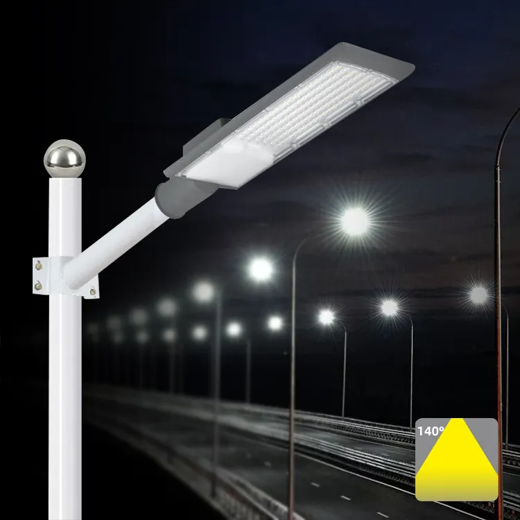 Ucuz nakliye Ip66 su geçirmez karayolu yol bahçe 220V elektrikli kamu lambası 30 50w 100w 200w 250watt açık Led sokak lambası