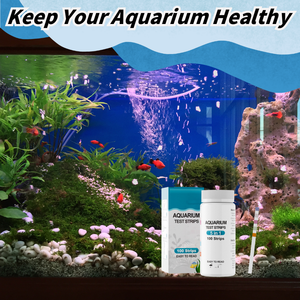 5-em 1 tanque de peixes e lagoa teste tiras kit kit de teste de aquário plástico para água doce e salgada - Product Image 5