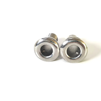 Accessoires de bateau en acier inoxydable sur mesure, sortie traversante avec raccord de tuyau, acier inoxydable 316 de qualité marine, finition polie miroir