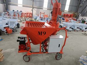 Mit CE-Konstruktion Zementmörtel-Sprüh maschine Kleine elektrische Wandputz maschine Beton-Stuck mischer mit Pumpe - Product Image 5