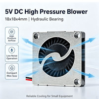 Mini ventilateur de refroidissement CPU 5V DC 18x18x4mm avec roulement hydraulique, pales en plastique, 13000 tr/min, ventilateur de refroidissement d'air pour ordinateur PC