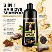 QKDS Shampoing Colorant Revitalisant pour Cheveux, Infusé au Ginseng, Fortifiant les Racines et Soin du Cuir Chevelu, Couverture Éclatante, Fournisseur d'Usine Hautement Noté