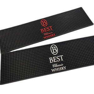 Silicone <b>Bar</b> Service Counter <b>Mat</b> Custom Logo Non Slip Waterproof Spill Proof <b>Bar</b> Runner Pad For Pub <b>Bar</b> Cafe Beverage Use - Product Image 2