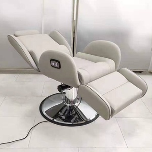 Fauteuil de Barbier de Style Ancien pour Salon de Coiffure avec Options Personnalisables - Product Image 1