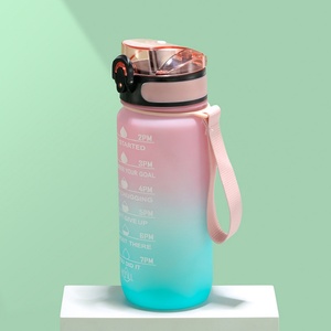 Botella deportiva de acrílico transfronteriza para estudiantes, portátil, para fitness al aire libre, taza de bebida directa estilo espacial - Product Image 2