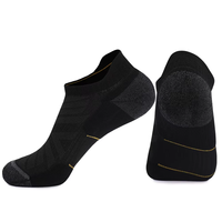 Chaussettes de course à la cheville pour femmes coussinées coupe basse marche-arc maille coton absorbant la sueur hommes soutien de Compression chaussettes de Sport