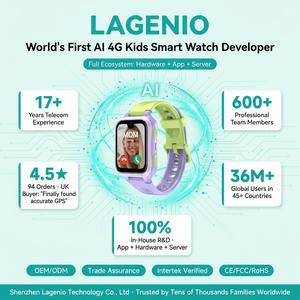 นาฬิกาสมาร์ทโฟน LAGENIO 4G พร้อ<span class=keywords><strong>ม</strong></span>ซิ<span class=keywords><strong>ม</strong></span>การ์ด GPS+LBS+WIFI ติดตามตำแหน่ง IP68 หน่วยควา<span class=keywords><strong>ม</strong></span>จำ 1+8GB วิดีโอคอล หน้าจอ 1.78 นิ้ว แบตเตอรี่ 700mAh <span class=keywords><strong>ม</strong></span>าตรฐาน CE RoHS นาฬิกาสมาร์ทวอทช์สำหรับเด็ก - Product Image 4
