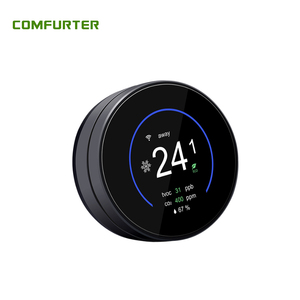 Comfurter <span class=keywords><strong>Nest</strong></span> Redondo Tipo de anillo doble Aire acondicionado inteligente WiFi Modbus Termostato de bomba de calor inalámbrico programable - Product Image 4