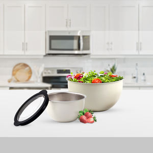 <b>Mixing</b> <b>Bowls</b> with Clear Airtight Lids, Premium <b>Mixing</b> <b>Bowls</b> with Lids Set, Stainless Steel <b>Mixing</b> <b>Bowl</b> Set - Product Image 6