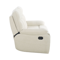 Fauteuil inclinable manuel pivotant confortable à deux places SX-81597-2, rembourrage en mousse, couleur personnalisée, utilisation moderne à domicile, salon, chambre à coucher