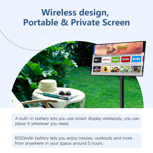 21.5 Inch White Smart <b>Android</b> <b>TV</b> With Remote Portable BestieTV Screen Hot Sales for Hotels and Use Hot Sales Remote Smart Mobile - Product Image 3