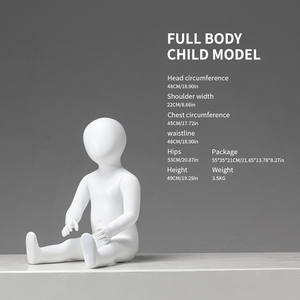 Mannequin Enfant Entier en Fibre de Verre FRP de Haute Qualité Lavinia, Tête de Mannequin Style Européen Original, Pose Debout pour Boutique - Product Image 6