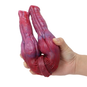 Juguete Sexual Erótico de Doble Cabeza con Forma de Pene de Perro, Músculos Fuertes para un Placer Intenso y Experiencias Lésbicas - Product Image 4