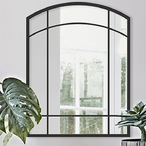 China Designer <strong>Big</strong> Promotion Full-Length Arch Window <strong>Mirror</strong> Floor Standing <strong>Mirror</strong> For Living <strong>Room</strong> - Product Image 1