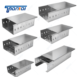 Bán buôn bán hàng trực tiếp kích cỡ khác nhau Cáp khay hỗ trợ hệ thống thép mạ kẽm Cáp đục lỗ khay - Product Image 3