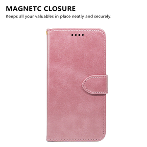 Étuis en Cuir pour Samsung <span class=keywords><strong>Galaxy</strong></span> S24 Ultra S23 FE S22 S21 S20 S10 S9, Housse de Téléphone à Rabat Magnétique d'Affaires avec <span class=keywords><strong>Protection</strong></span> - Product Image 2