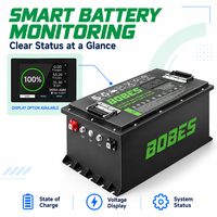 Baterai Golf Cart LiFePO4 36V 48V 72V 96V 100Ah 105Ah 150Ah 200Ah Paket Baterai Lithium Smart BMS OEM ODM