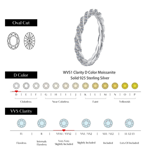 Factory Wholesale S925 Sterling <b>Silver</b> Bohemian Style Rhodium Plated Cluster <b>Ring</b> with D VVS1 Moissanite for Women <b>Stacked</b> <b>Rings</b> - Product Image 4
