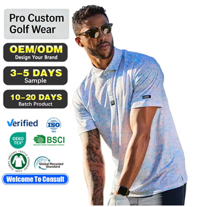 <span class=keywords><strong>Polo</strong></span> da Golf Personalizzata per Uomo, 88% Poliestere 12% Andex, Maglietta da Golf di Qualità per Squadre, Traspirante, T-Shirt da Golf di Qualità per Uomini - Product Image 1