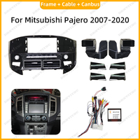 Autoradio Android 12,3 pouces avec écran, kit de panneau de tableau de bord, câble CANBUS pour Mitsubishi Pajero 2004-2020